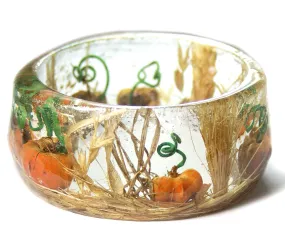 Pumpkin Patch Resin Bracelet