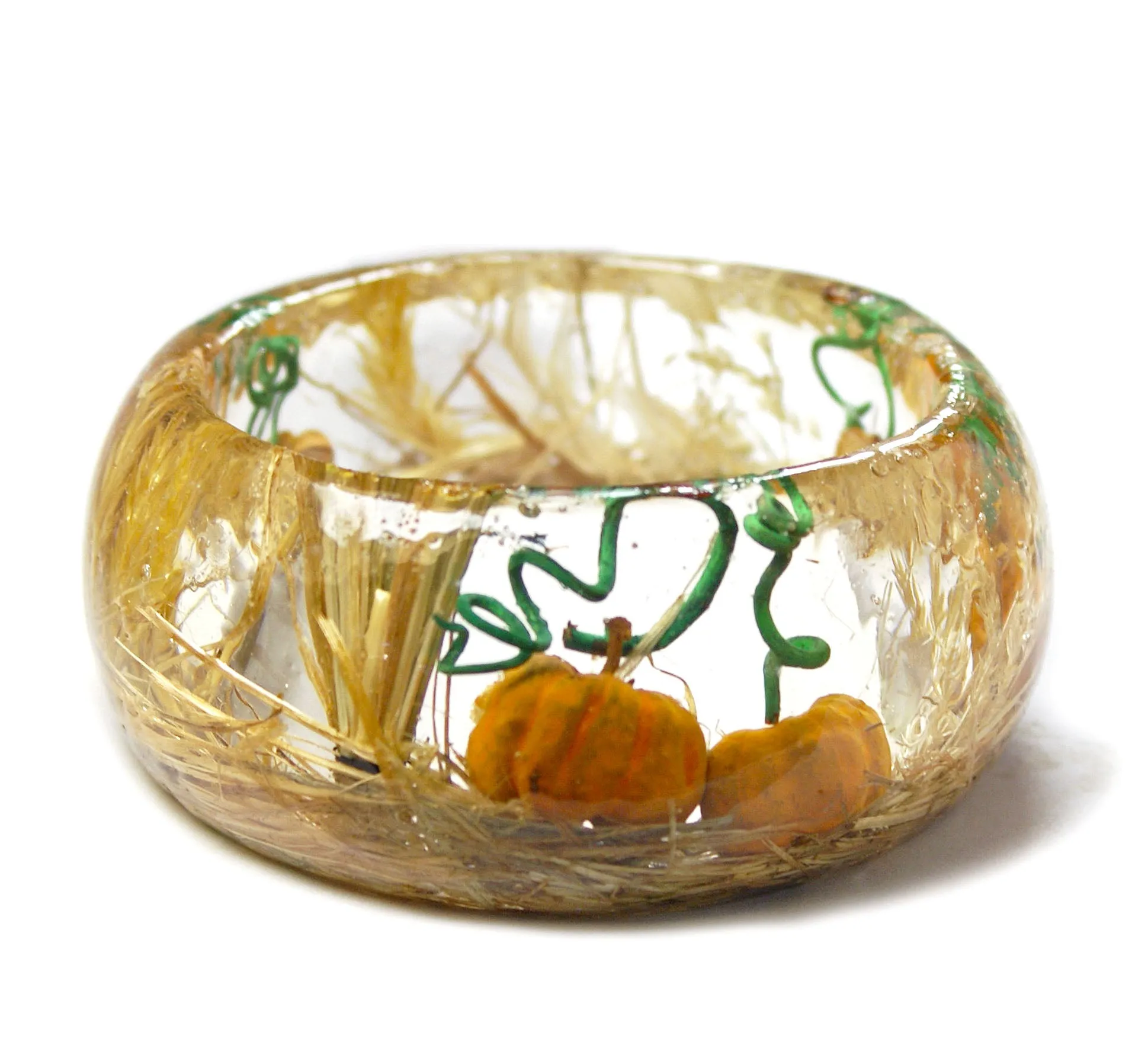 Pumpkin Patch Resin Bracelet
