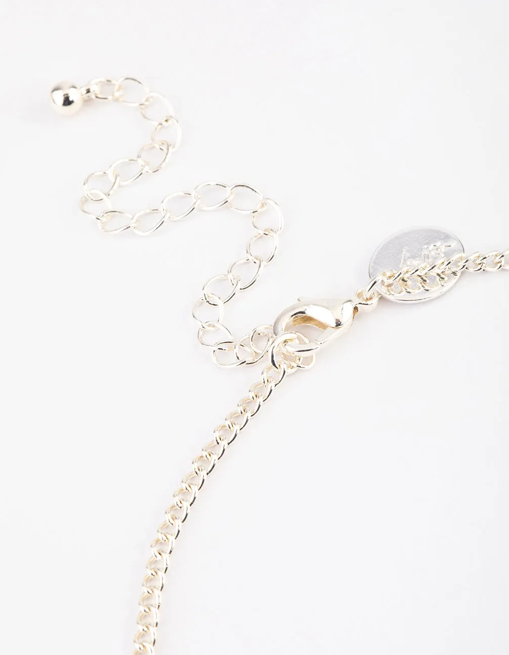 Silver Amethyst Long Y-Necklace