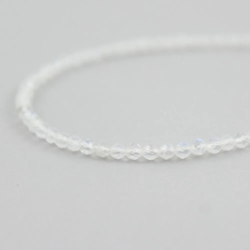 Silver Gemstone Stacking Bracelet