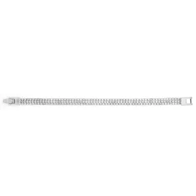 Silver Tone Tennis Bracelet
