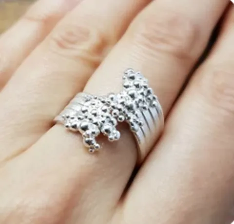 Silver Whorl Ring