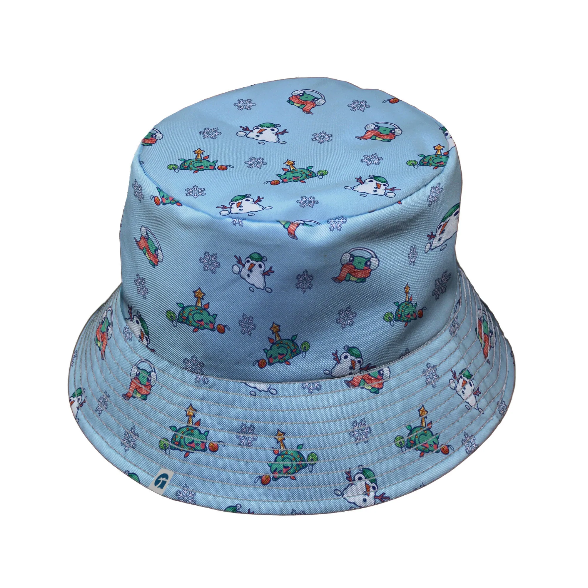 Snowing Frogs Bucket Hat