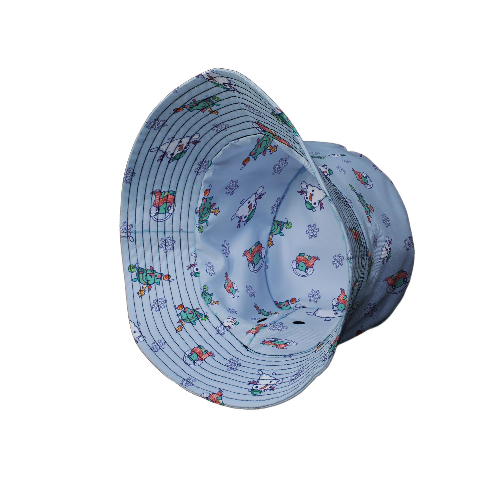 Snowing Frogs Bucket Hat