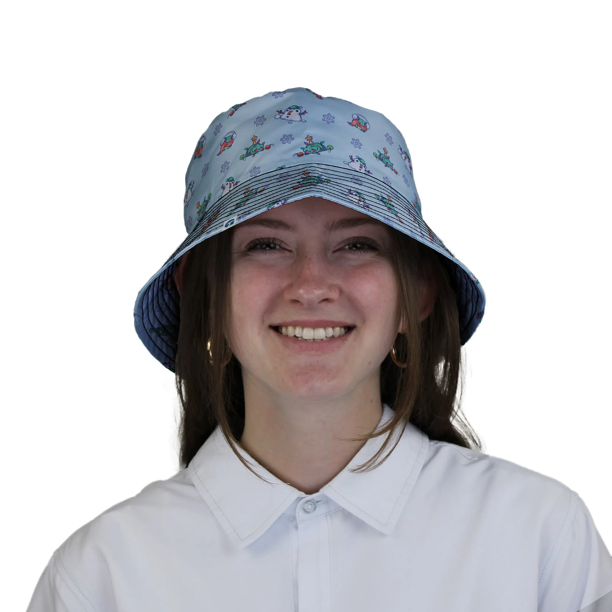 Snowing Frogs Bucket Hat