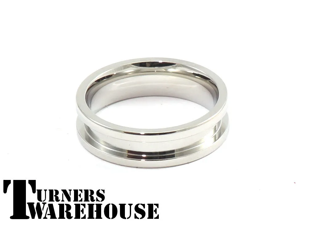 Stainless Steel Inlay Channel Ring Core