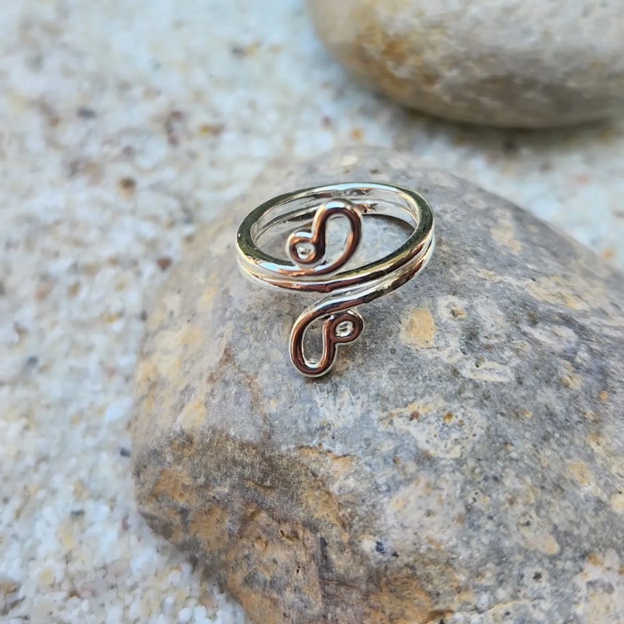 TRIBAL TOE RINGS  - SILVER WATERPROOF CHOICE OF 3 DESIGNS