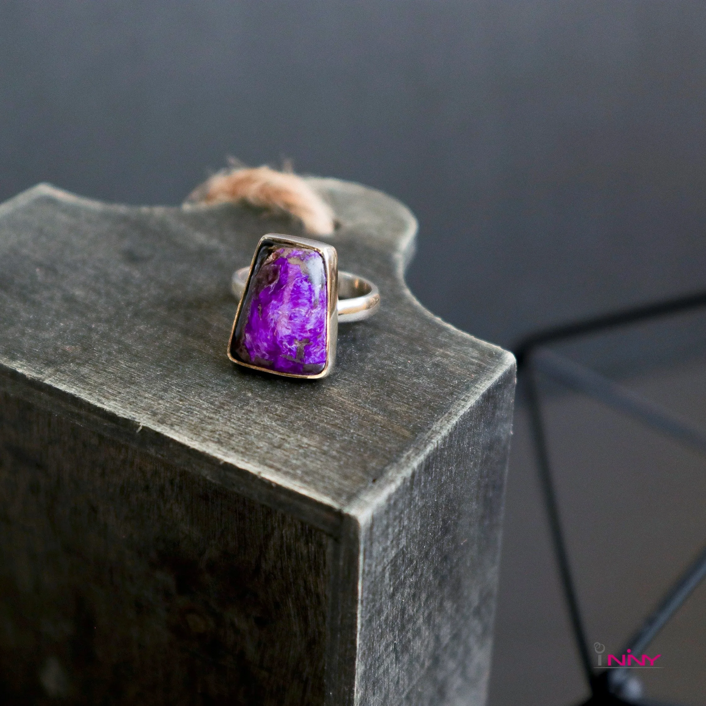 Tripizium Sugilite Ring