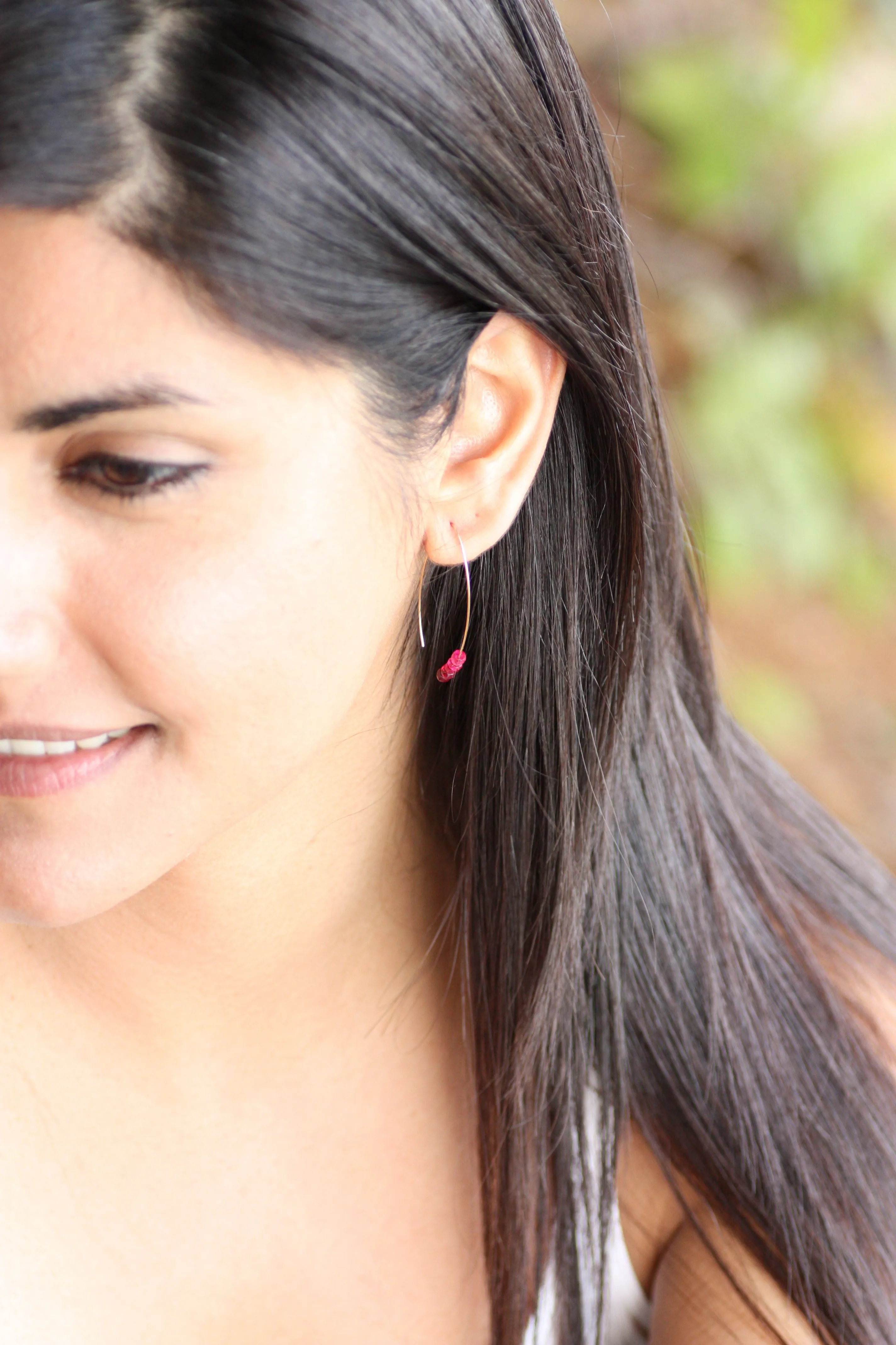 Turquoise Marquise Earrings in Silver