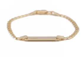 Yellow Gold 10K ID Bracelet